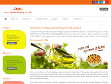 Tablet Screenshot of jmlmarketings.com